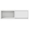 vidaXL Meubles TV 2 pcs blanc 80x31x25,5 cm bois d'ing&eacute;nierie