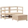 vidaXL Salon de jardin 3 pcs bois de pin massif