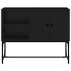 vidaXL Buffet noir 100x40x79,5 cm bois d'ingénierie