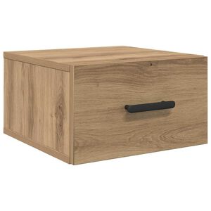 vidaXL Cabinet de chevet 35 x 35 x 20 cm Bois d'ing&eacute;nierie
