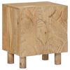 vidaXL Table de chevet faite main Marron Teck 40 x 30 x 45 cm