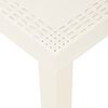 vidaXL Salon de jardin 3 pcs avec coussins Plastique Blanc