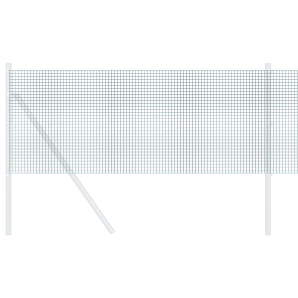 vidaXL Cl&ocirc;ture en fil soud&eacute; Vert 0.6 x 10 m
