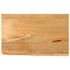 vidaXL Dessus de table &agrave; bord vivant 40x20x3,8 cm bois massif manguier