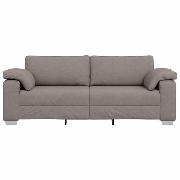 vidaXL Canap&eacute; 178cm Taupe tissu