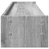 vidaXL Support de moniteur sonoma gris 100x24x16 cm bois d'ingénierie