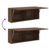 vidaXL Armoire murale de bain chêne marron 100x25x40cm bois ingénierie