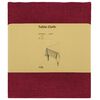 vidaXL Tissu de Table 5 pc Rectangulaire Bordeaux 140 x 220 cm