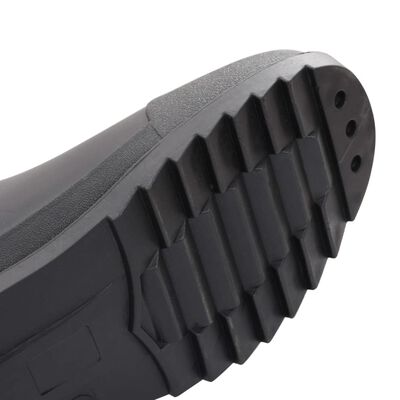 vidaXL Bottes de pluie noir taille 43 PVC