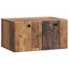vidaXL Meuble TV mural 59,5 x 41 x 30 cm Bois ancien Bois d'ing&eacute;nierie