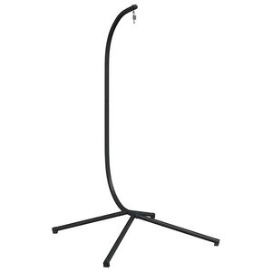 vidaXL Support pour Fauteuil &OElig;uf Suspendu sans Panier Anthracite Acier (Base de Support Uniquement)