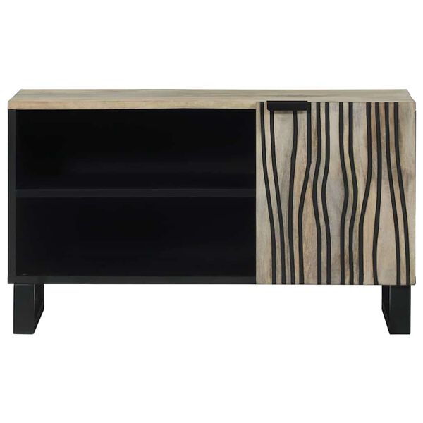 vidaXL Unites TV Blanc 80 x 33 x 46 cm Bois d'ing&eacute;nierie