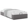 vidaXL Cadre de lit ottoman sans matelas gris 90x200 cm similicuir