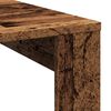 vidaXL Table basse vieux bois 100x100x35 cm bois d'ing&eacute;nierie