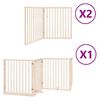 vidaXL Barri&egrave;re pour chien porte pliable 8 panneaux bois de peuplier