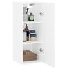 vidaXL Armoire murale blanc 34,5x34x90 cm