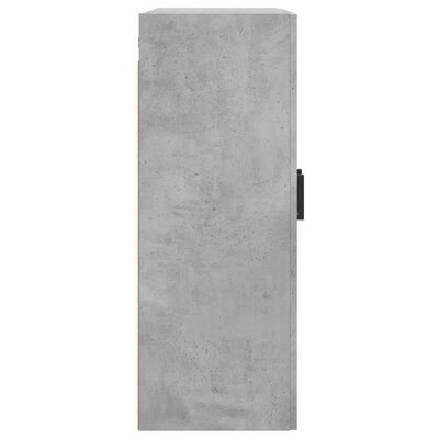 vidaXL Armoires murales 2 pcs gris béton bois d'ingénierie