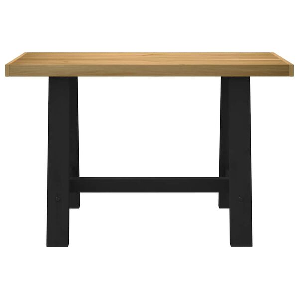 vidaXL Bureau NOAIN pieds en forme de A 120x50x75 cm bois massif pin