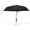 vidaXL Parapluie pliable automatique Noir 104 cm