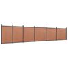 vidaXL Panneau de clôture marron 1045x186 cm WPC