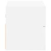 vidaXL Tables de chevet murales 2 pcs blanc 45x26x28,5 cm