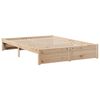 vidaXL Lit biblioth&egrave;que sans matelas 140x190 cm bois de pin massif
