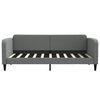 vidaXL Lit de repos sans matelas gris fonc&eacute; 90x190 cm tissu