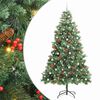 vidaXL Sapin de No&euml;l artificiel Vert 240 cm PVC et m&eacute;tal