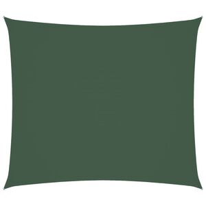 vidaXL Voile de parasol tissu oxford rectangulaire 2x2,5 m vert fonc&eacute;