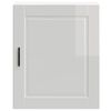vidaXL Armoire murale de cuisine Porto blanc brillant bois ing&eacute;nierie