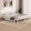 vidaXL Cadre de lit sans matelas 180x200 cm blanc