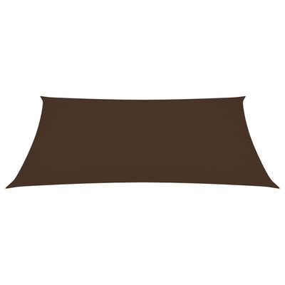 vidaXL Voile de parasol tissu oxford rectangulaire 2x4,5 m marron