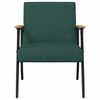 vidaXL fauteuil Vert fonc&eacute; 59 x 75 x 78 cm tissu