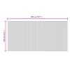 vidaXL Tapis rectangulaire noir 100x200 cm bambou