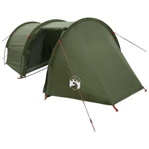 vidaXL Tente tunnel 410 x 175 x 105 cm Vert olive Polyester et Acier