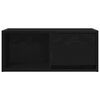 vidaXL Meuble TV ch&ecirc;ne noir 60x31x25,5 cm bois d'ing&eacute;nierie