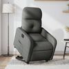 vidaXL Fauteuil inclinable &eacute;lectrique gris fonc&eacute; tissu