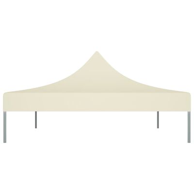 vidaXL Toit de tente de réception 4,5x3 m Crème 270 g/m²