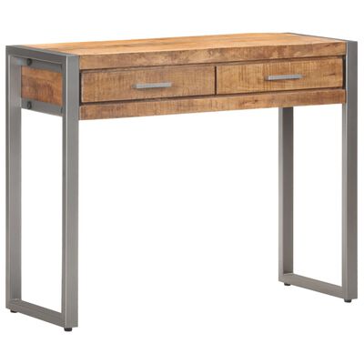 vidaXL Table console 95x35x75 cm Bois de manguier massif