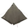 vidaXL Tente familiale tipi 6 personnes marron imperméable