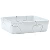 vidaXL Vasque &agrave; poser blanc rectangulaire 46x35,5x13 cm c&eacute;ramique