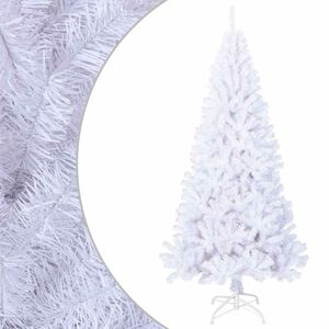 vidaXL Arbre de No&euml;l artificiel avec branches &eacute;paisses blanc 180cm PVC