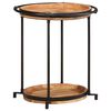 vidaXL Table d'appoint &Oslash;55x60 cm bois massif d'acacia