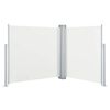 vidaXL Auvent lat&eacute;ral r&eacute;tractable Cr&egrave;me 100 x 600 cm