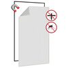 vidaXL Moustiquaire magnétique pour fenêtres blanc 80x140 cm