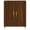 vidaXL Buffet haut Ch&ecirc;ne marron 69,5x34x180 cm Bois d'ing&eacute;nierie