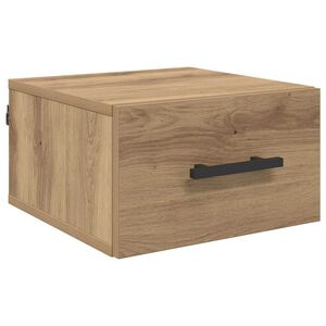 vidaXL Cabinet de chevet 35 x 35 x 20 cm Bois d'ing&eacute;nierie