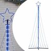 vidaXL Sapin de No&euml;l &agrave; LED 447 LED bleu 250 cm