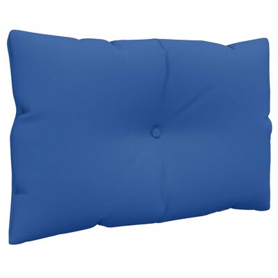 vidaXL Coussins de palette lot de 3 bleu royal tissu