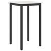 vidaXL Table de bar Blanc 60 x 60 x 105 cm Bois de pin massif
